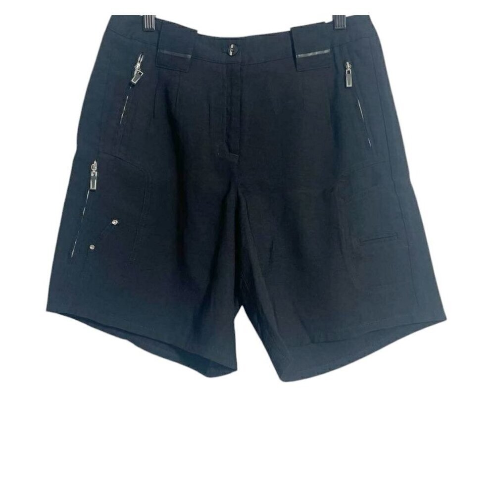 Jamie Sadock Size 4 Shorts Golf Athletic Black Bermuda